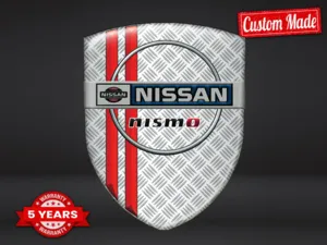 Nissan Emblème Bombé Premium Étiquettes Véhicules Chic